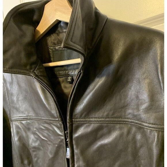 Avanti Women’s Sz L Genuine Leather Jacket Brown‎